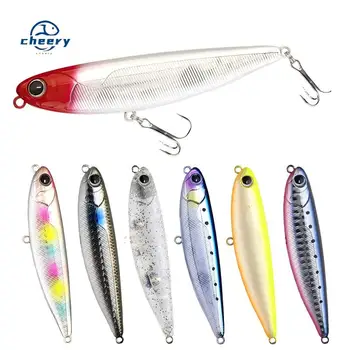 Cheery 12g 85mm Stainless Steel Live Bait for Sea Bass & Shark-Floating Printed Hard Bait for Float & Sea Fishing – Hard Lure – view 2