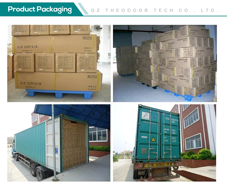 Heavy Duty Industrial Air Curtain with 25m/s Air Flow Speed and Single Phase or 3-Phase Power for Warehouse and Factory Use