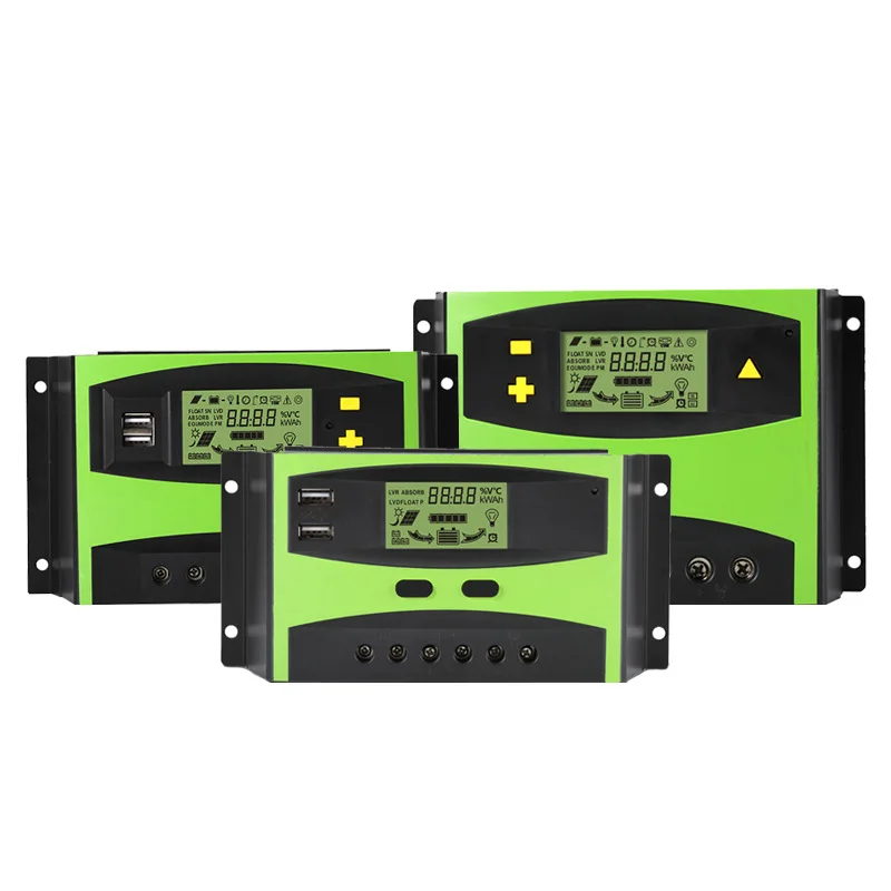 Lithium Battery Solar Charge Controller 12v 24v 48v 30a 40a 50a 60a Pwm Lighting Photovoltaic