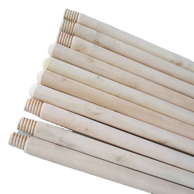 Palo escoba/fregona madera 1,30cm - DETYCEL Productos de limpieza