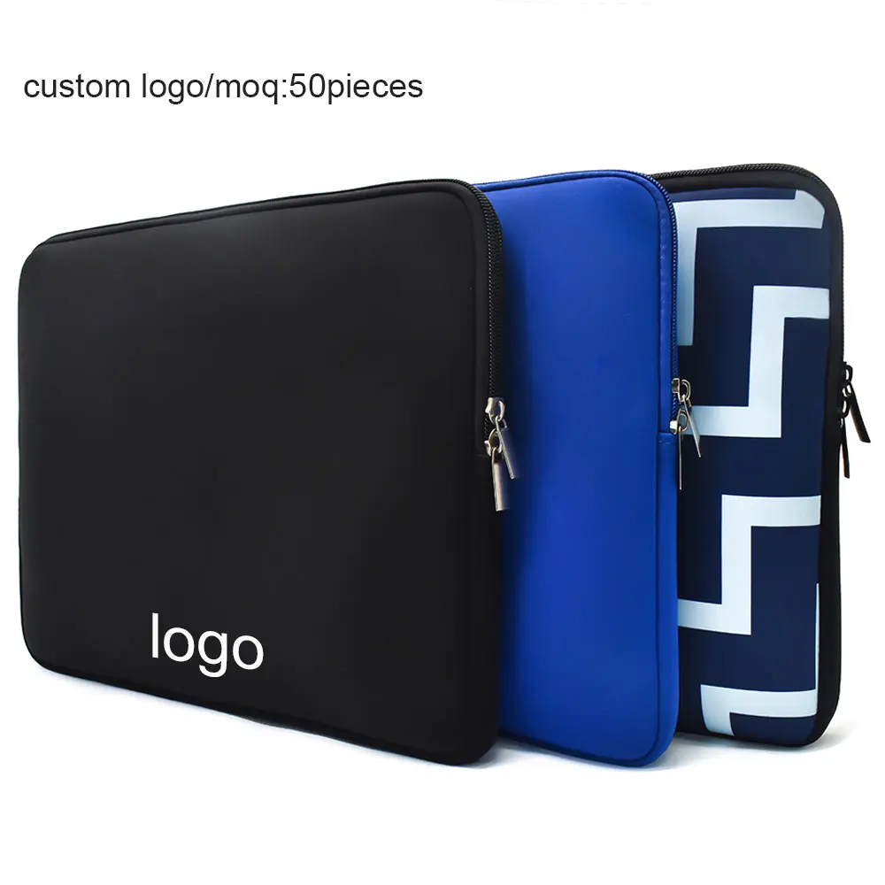 Laptop Pouch Waterproof 15.6 Inch Notebook Soft Case Cover Protective Carrying Bag Custom Logo Neoprene Laptop Sleeve