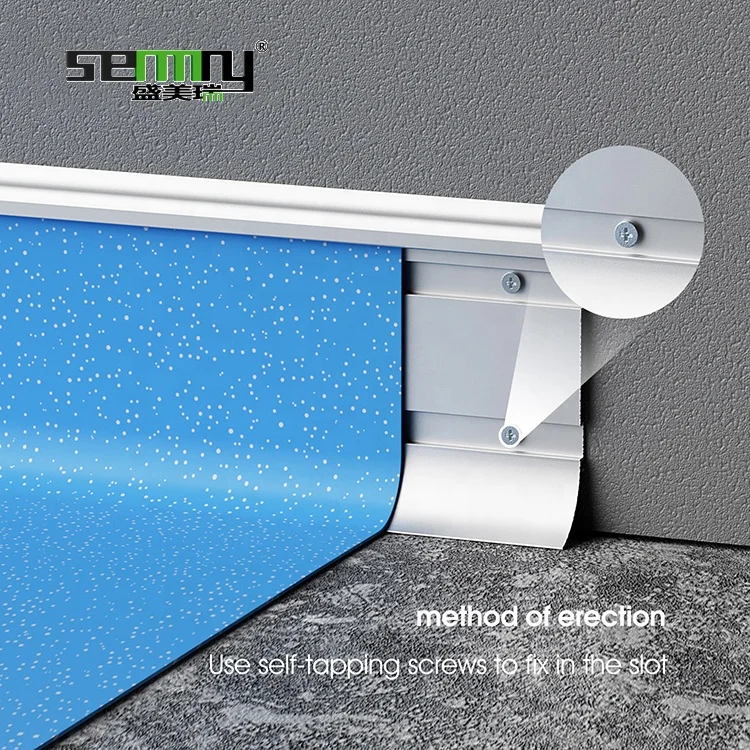 Battiscopa In Alluminio Per Interni Ed Esterni - Lunghezza 2 Metri, Resistente E Elegante - Foto 2