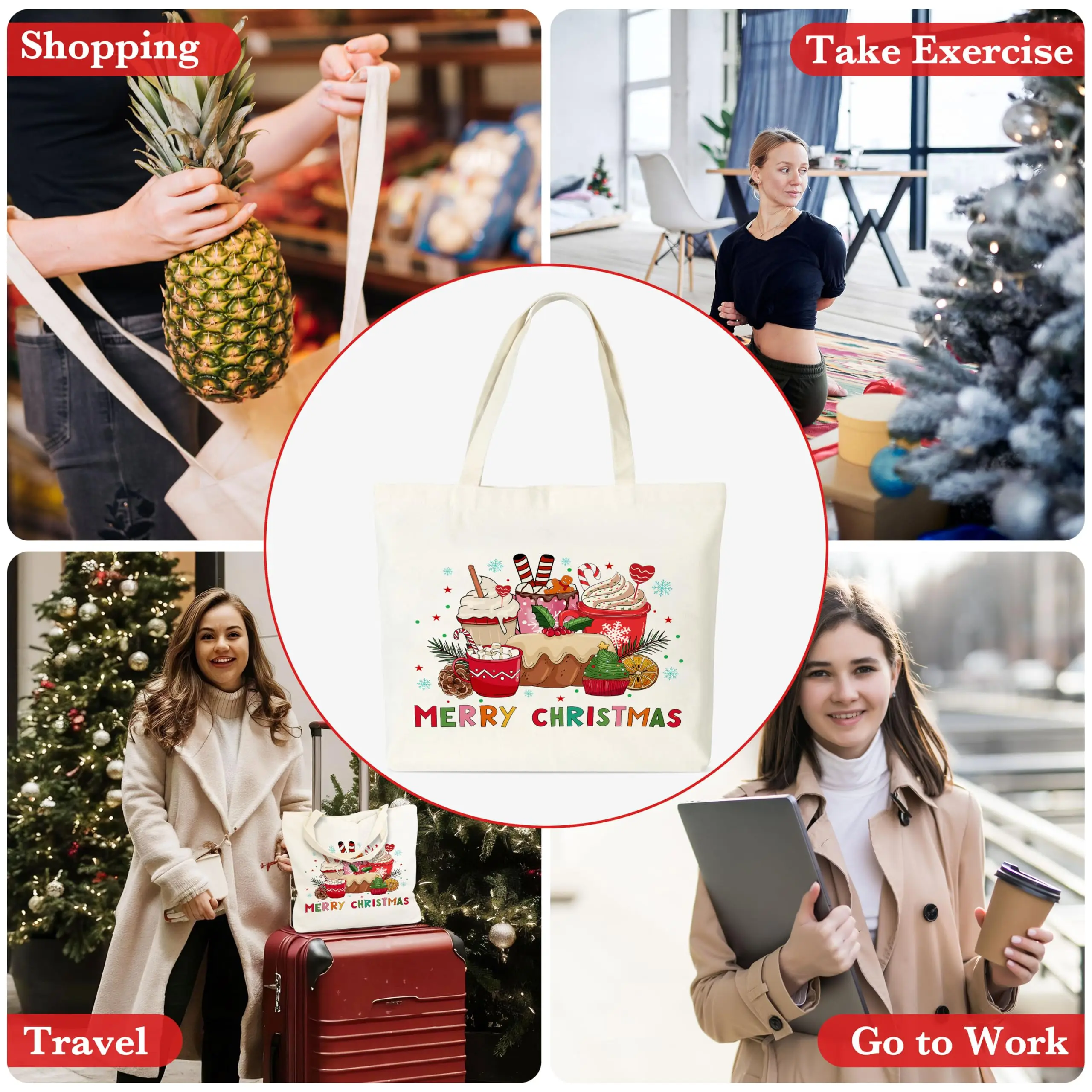 High Quality Shopping Beach Print Handbag Eco Friendly Plain Blank Cotton Canvas Shopping Handbag Tote Bag supplier