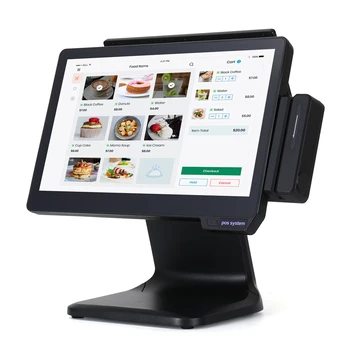 Manufacturer Supply the Latest 15.6" POS Systems Supermarket Touch Screen Retail Cash Register Machine
