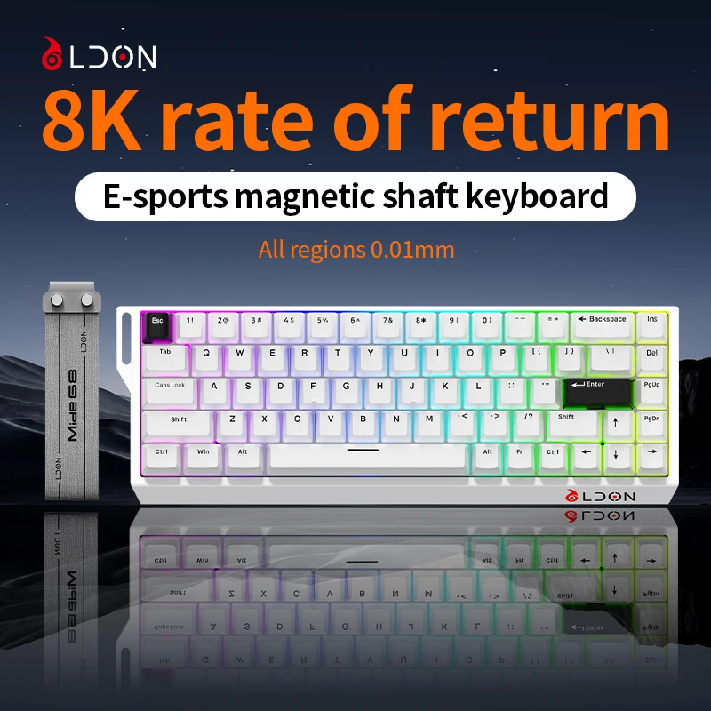 Mechanical Rgb Wired Gaming Keyboard With Hot-swap & Anti-ghosting