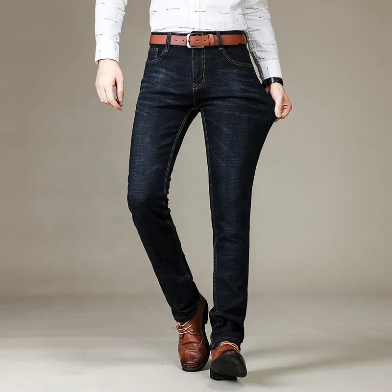 Pantaloni da uomo Strai Jeans a vita media elasticizzati slim business casual all'ingrosso cotone Li Bulbs personalizzati intrecciati_voghion.com