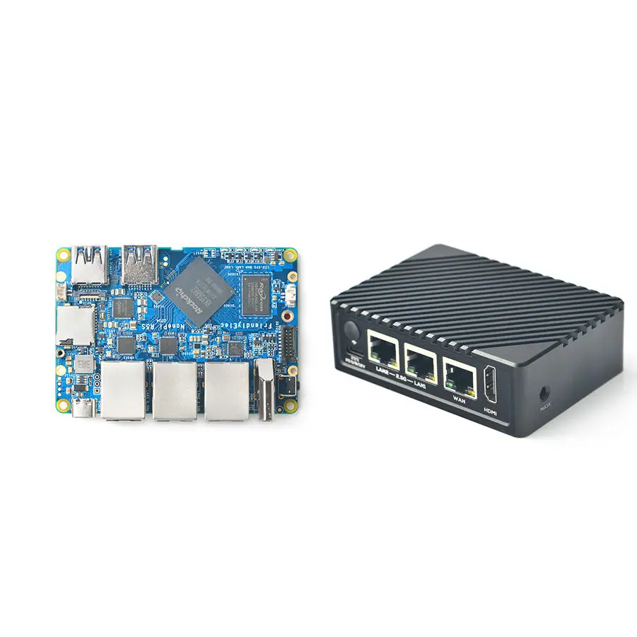 NanoPi R5S/R5C Development Board - 4GB RAM, 32GB eMMC, RK3568 Chip