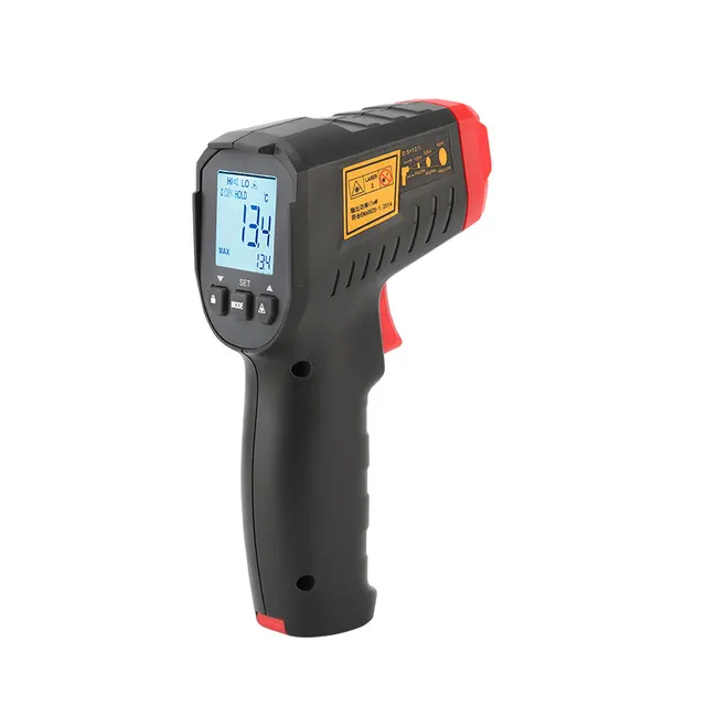 UNI-TUT306S Digital Thermometer Non-contact Industrial Laser Temperature Meter Hygrometer -50C~ 500C Temperature Tester - Image 2