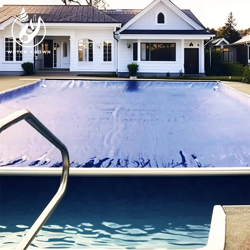 2025 Water Crown  High-Pressure Crown Safety  PVC Pool Cover Electric Filter and Chlorinator Optimal Pool Coverage