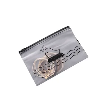 Custom Reusable Eco Friendly Printing Colorful Cosmetic Underwear Cloth Phone Case Plastic Ziplock Bag