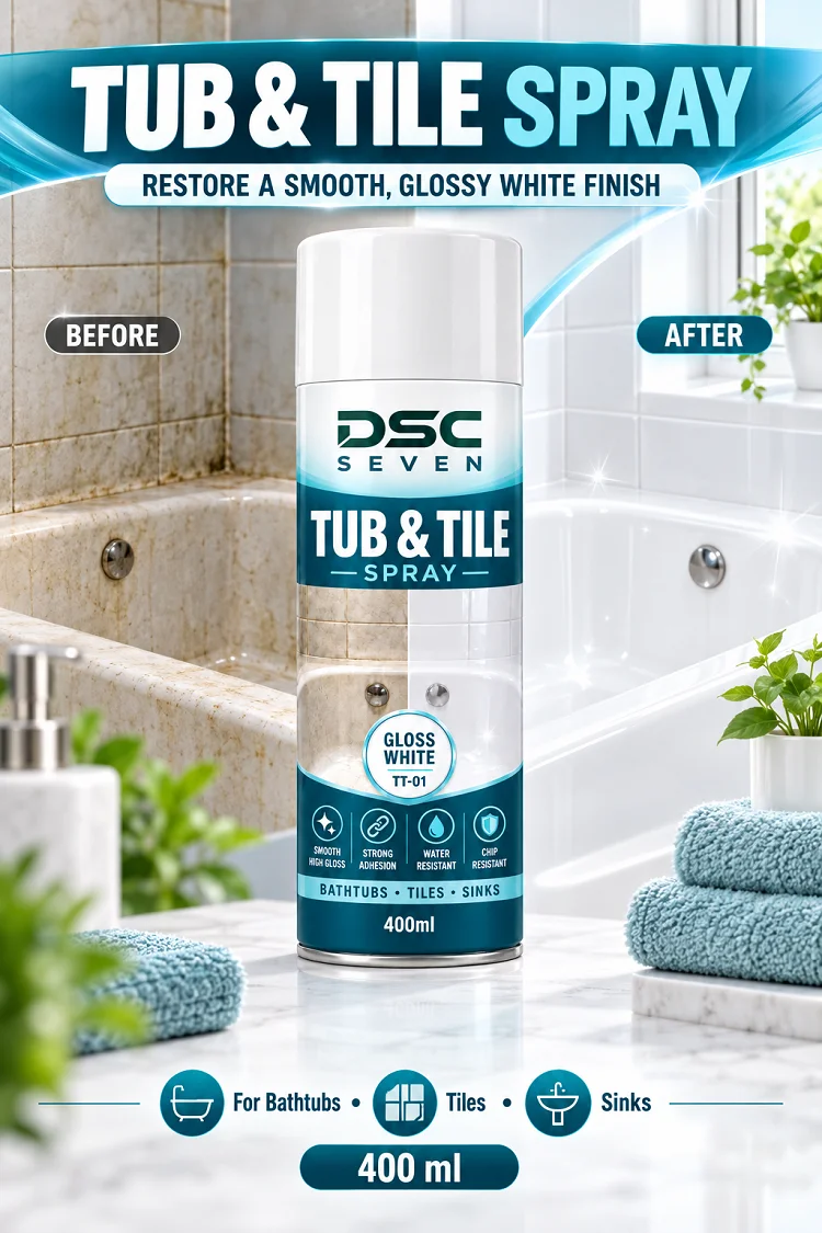 400mL Black Ceramic Paint Spray for Bathtub Tiles Aerosol Refinishing Kit Bathroom Wallpaper DIY Countertop for Coating Paint H80ae792cca9a4cfe98f8a61d0a491c257