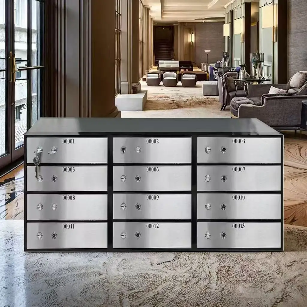 CEQSAFE Stainless Steel Safe Deposit Box Bullion Locker for Storage in Bank Vault