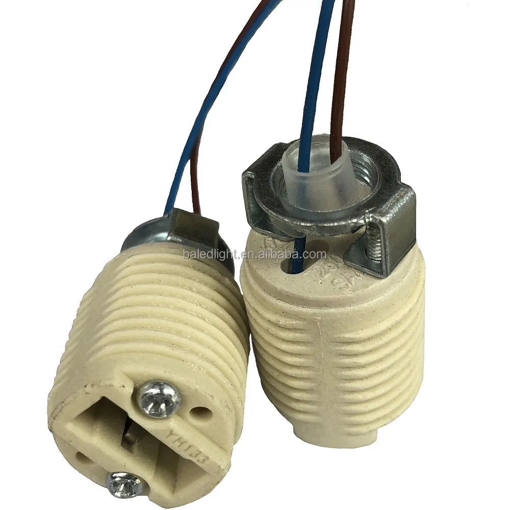 G9 Base G9 Porcelain Screw Socket With Bracket Wire| Alibaba.com