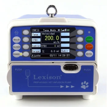 Lexison PRIP-H1000V High Quality Cheap Price Portable Electronic Veterinary use Infusion Pump heat with warmer