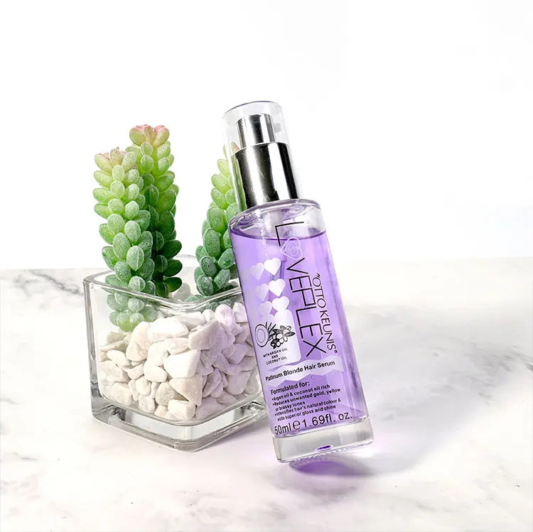 Фирменная марка OTTO KEUNIS, сыворотка для светлых волос с блеском, теплозащитное аргановое масло, кокосовое масло, сыворотка для волос