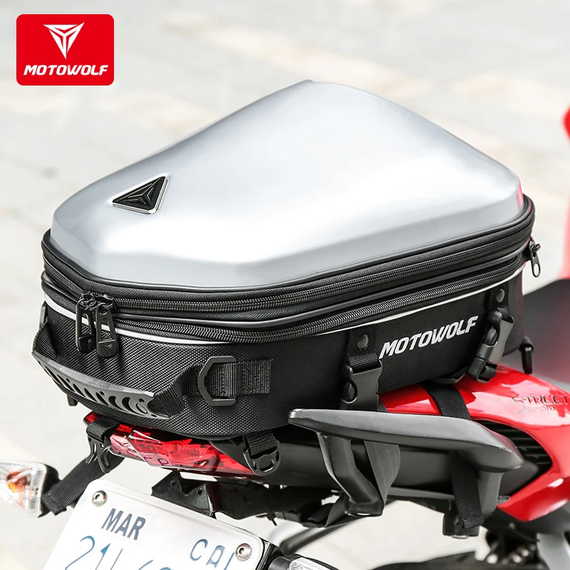 Borse Da Sella Per Moto Impermeabili - 4,5 Litri, Montaggio Rapido, Per Viaggi E Escursioni - Foto 9