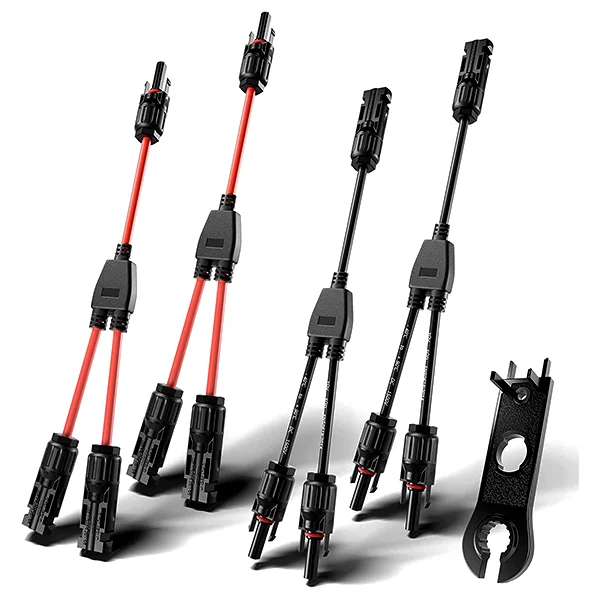 SAE Battery Connector Panel Mount American Solar Panel Cable Socket Wiring Harness for Solar Panels