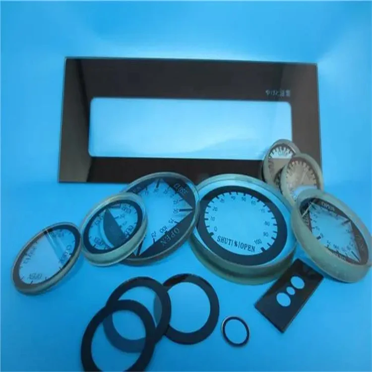 Custom Cut Sizes High Borosilicate Tempered Glass For Oven Door Silk