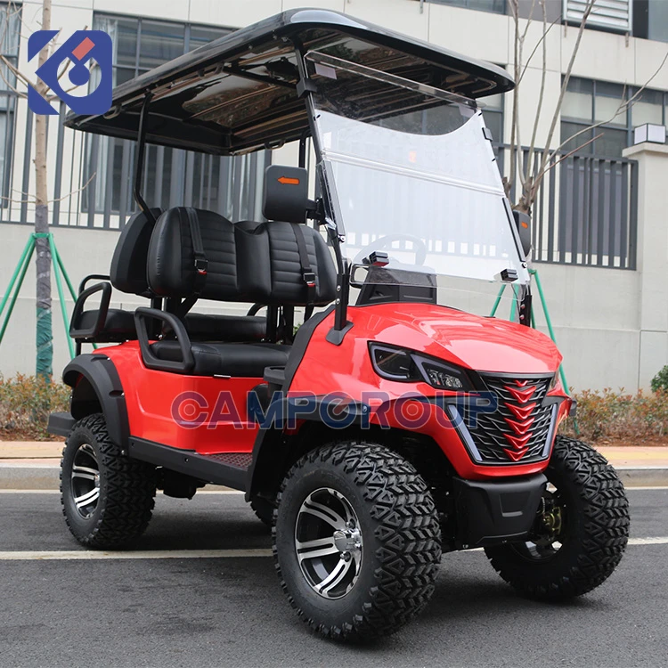 Electric Golf Carts Battery Operated 2+2 Seat Club Car Golf Cart Buggy China