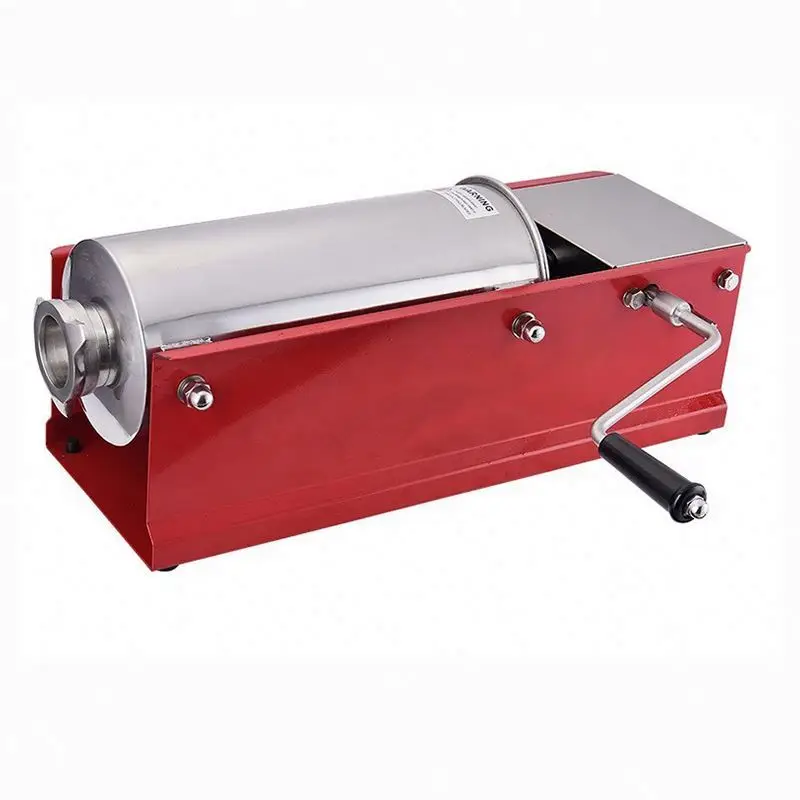 TEBAK Commercial Horizontal Painting Style Sausage Stuffer 3L Painting Horizontal Sausage Stuffer for Food Processing Sausage