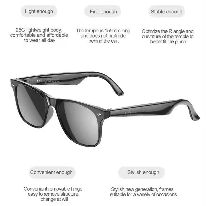 Lunettes Connectées Avec Haut-parleur Et Traduction - Neuves En Boîte