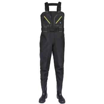 Custom Unisex Full Body PVC Taslan plaid fabric Fishing Suit Fishing Clothes Waterproof Suit Fishing Waders Breathable Pants