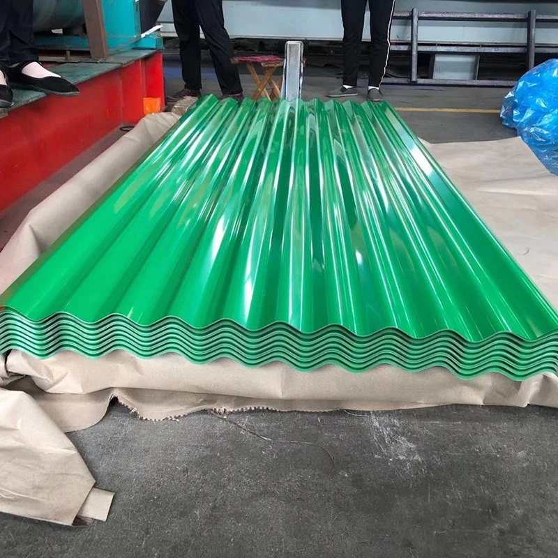 22 Gauge Color Coated Corrugated Steel Sheet Corrugated Galvanized Steel Roofing Sheet Buy