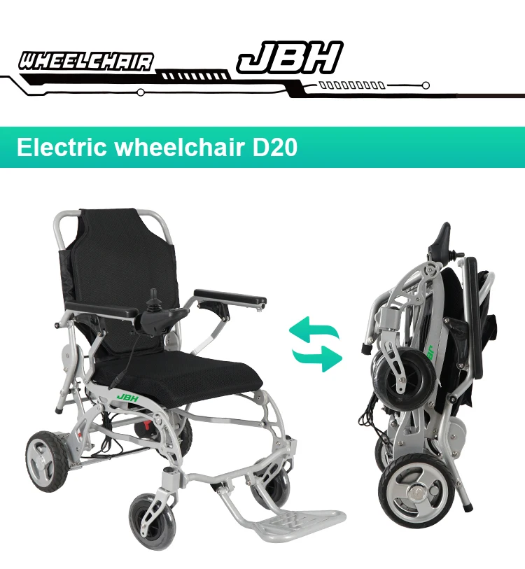 Ultra Light Folding Outdoor Electric Wheelchair Carbon Fiber For