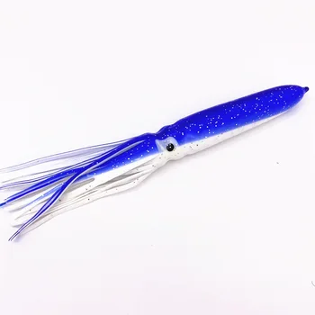 Cheery New 18cm 22cm Rubber Squid Skirts Octopus Soft Fishing Lures Tuna Sailfish Baits Mix Colors – Soft Lure – view 3