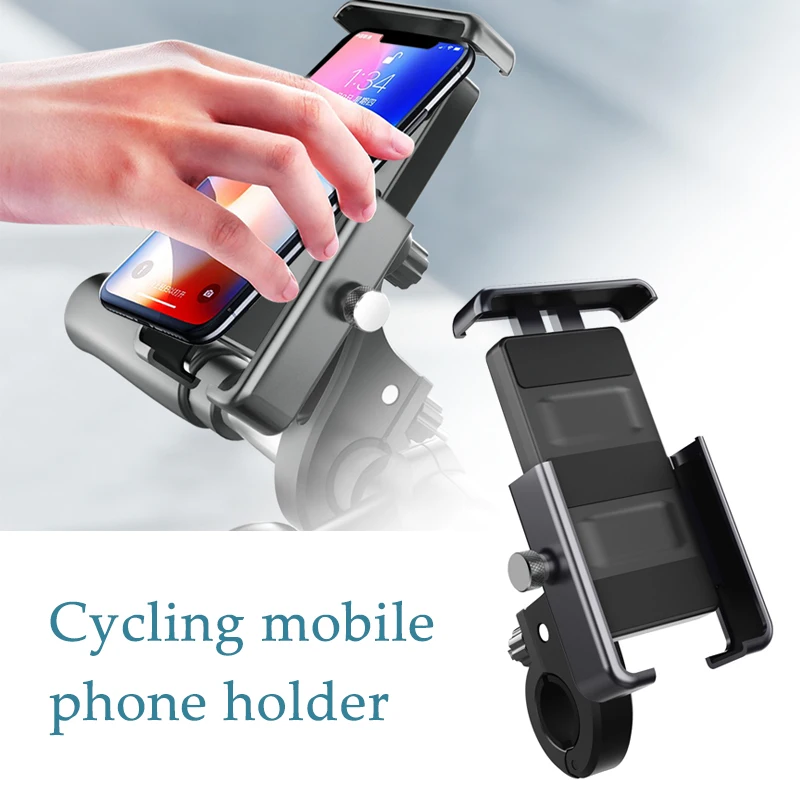 Superbsail 360 Rotatable Aluminum Alloy Bicycle Holder MTB Phone Mount Stand Cycle Bracket Mobile Phone Holders For Motor Bikes factory