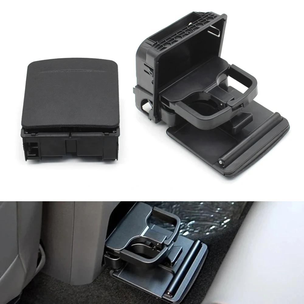 Compre Car Central Console Armrest Rear Cup Drink Holder For VW Jetta - View #10