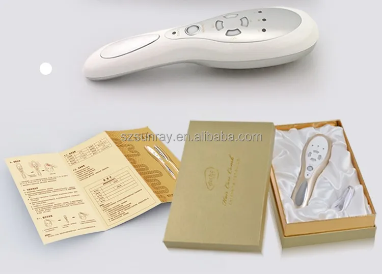 Hair growth and scalp massage comb with removeable water tank from factory