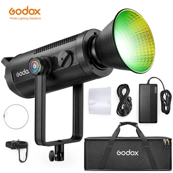 Godox SZ300R 330W Zoom RGBWW LED Video Light Bowens Mount Photography Studio Accessories 2500-10000K App Control CRI 96 TLCI 96