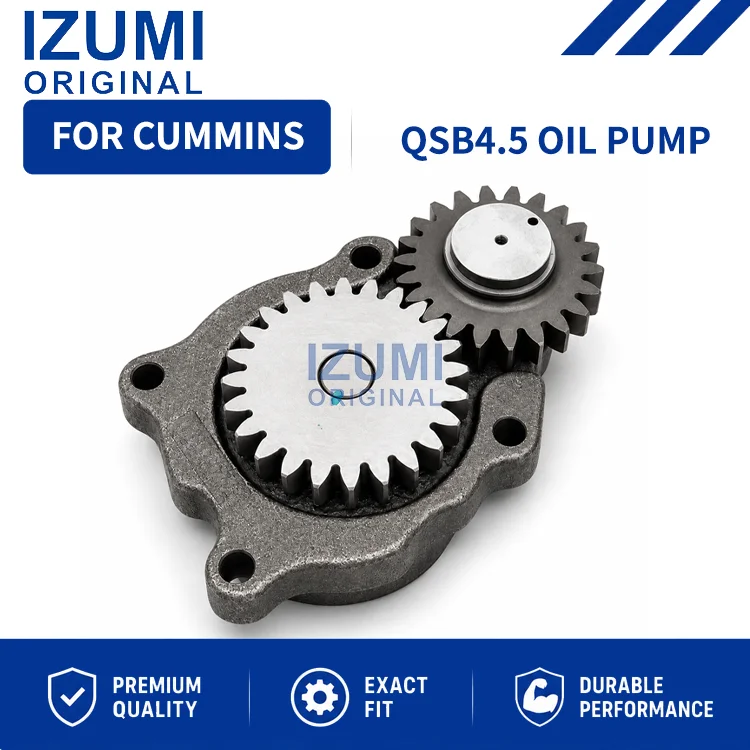 IZUMI ORIGINAL QSB4.5 4939586 4939587 Oil Pump diesel engine parts for Cummins