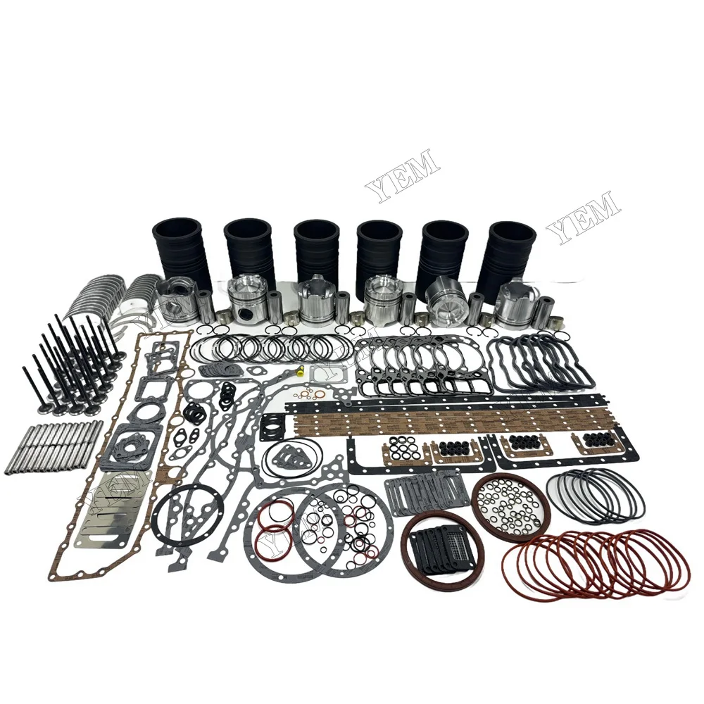 Overhaul Kit With Valves Fit for Mitsubishi S6A3 Engine 4