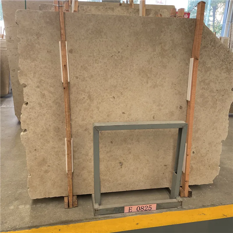 Съвременен бежов варовик за вила и баня с обработена повърхност