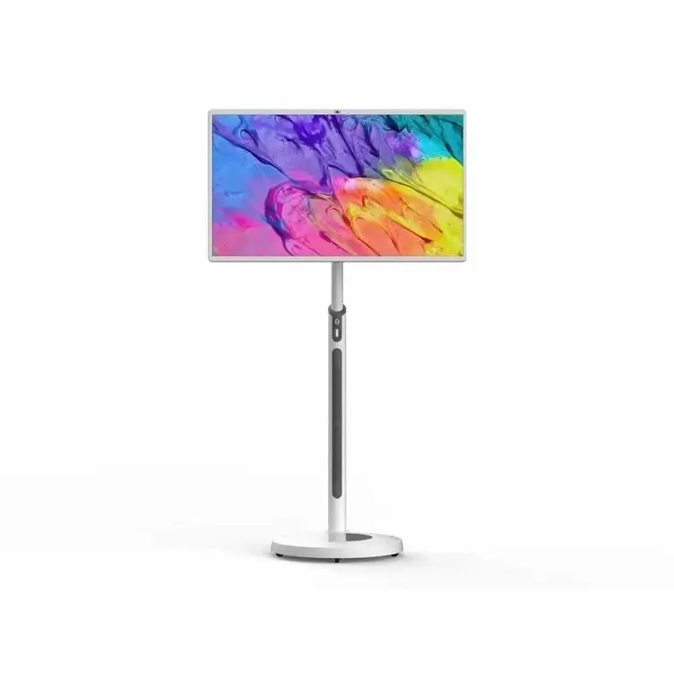 Revitalize Your Lifestyle Smart TV Android 13 with 32-Inch Display, 8GB RAM, 128GB Storage, Touch Screen, Portable Stand, Rechargeable Battery, and Octa-Core Processor for Entertainment on the Go
