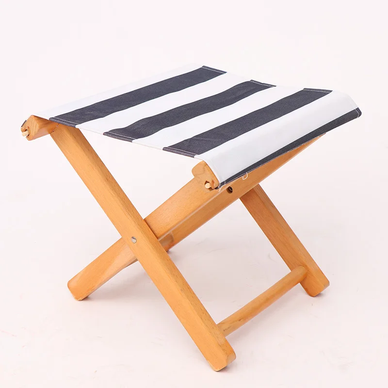 Folding wooden best sale camp stool