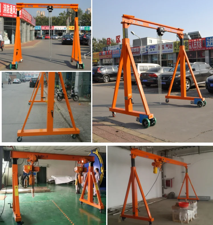 four wheel mini gantry crane