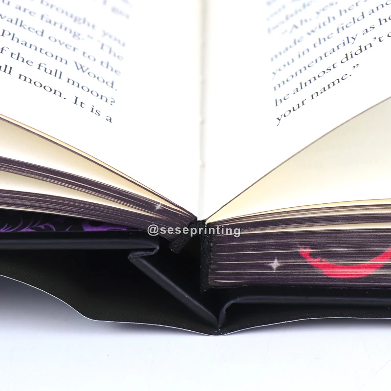 Sprayed Edge Book Printers China Professional Casebound Book Hardback Book Publishing Printing Services