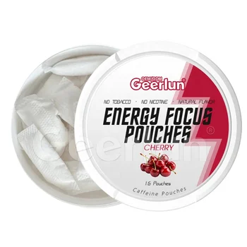 Herbal Supplements Nico-free Nootropic Caffeine Pouches Promote Oral Health Energy Focus Pouches
