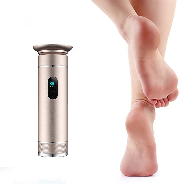 OEM Aluminum two speed Wireless Foot Grinder Electric Callus Remover with LED Display