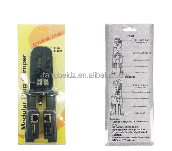 Cable Tester Crimper For Rj 45 Rj12 Rj11 Cutter Wire Striper Test 8p/6p ...