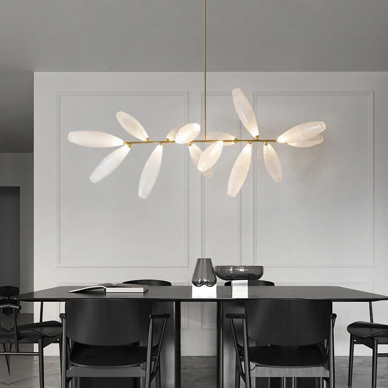 2022 New Design Simple Pendant Light Luxury Grape Chandelier for Living Room Bedroom Restaurant Hanging Light