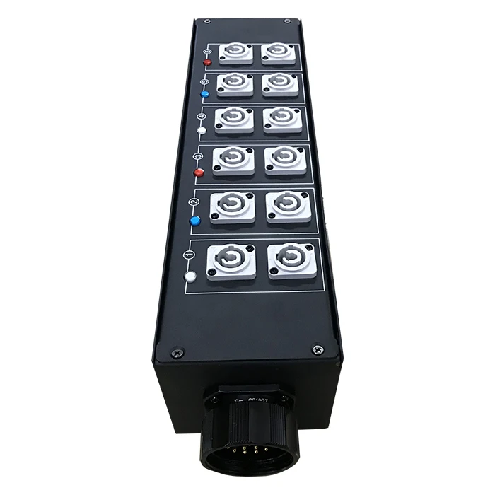 Main Input 32a Power Distribution Box With 15 Channels 16a 3pin ...