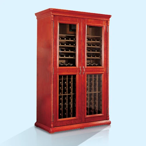2020 Factory Price Wooden Design Customized Wine Cooler Cabinet for Living Room and Hotel with Big Capacity