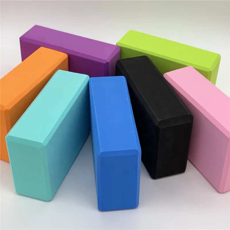 Увеличить гибкость фитнес два тона мышцы стрейч 9x6x3 'eva Йога кирпич удобные eva мягкий блок пены