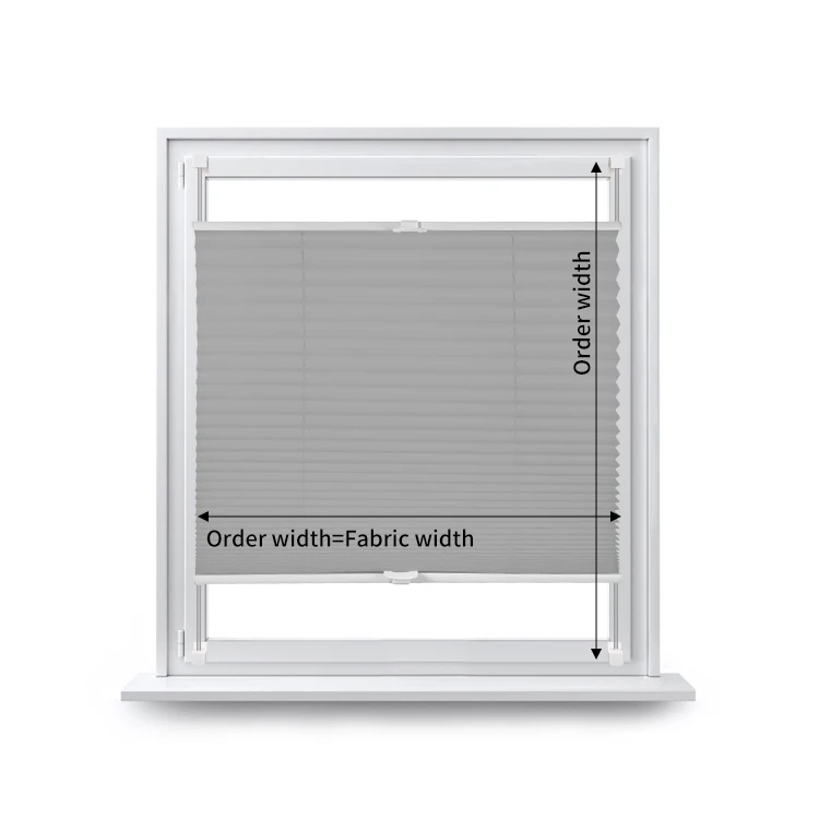 Horizontal Roller Kitchen Blinds Shutter Shades Fabric Pleated Blinds For Windows