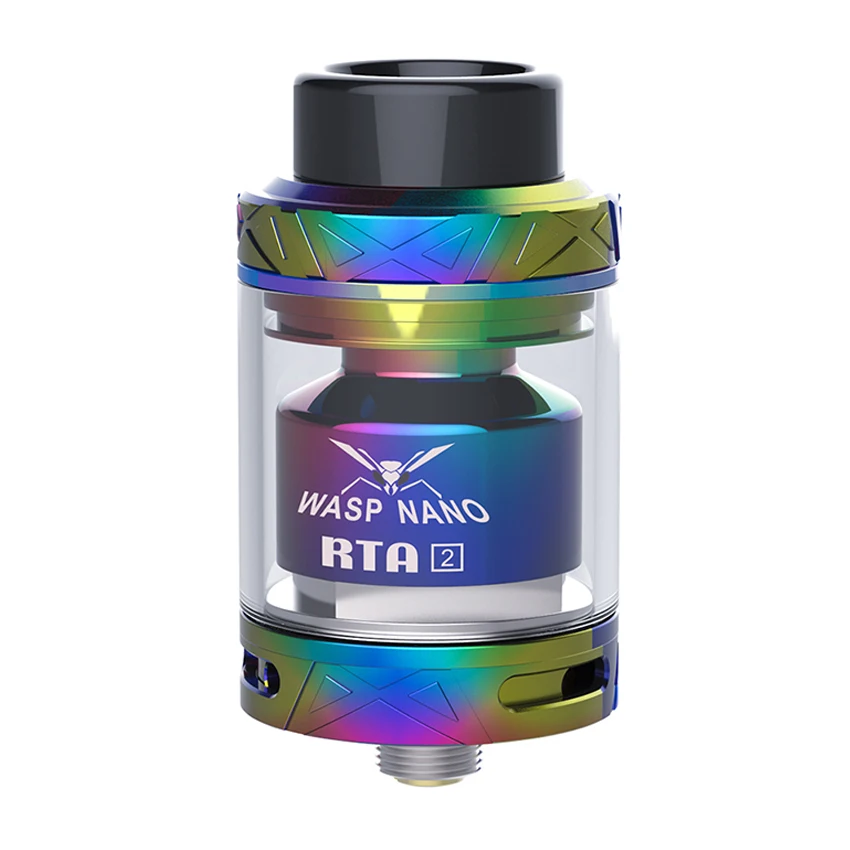 Электронная сигарета vape tank kit oumier wasp nano v2 rta для выбора предпочтений воздушного потока, максимизации вкуса