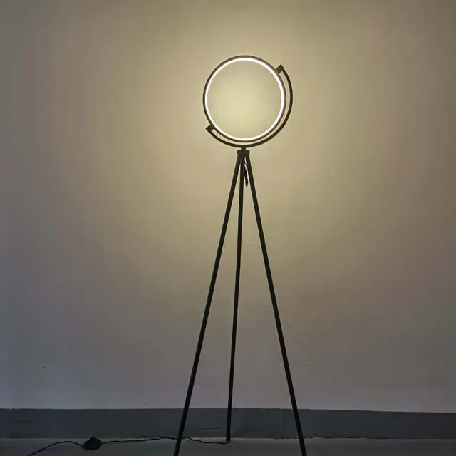 MTF modern creative warm light tripod floor lamp Nordic simple living room LED floor lamp personality magic color can turn round